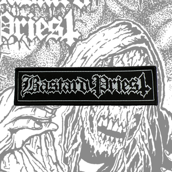 Bastard Priest - logo woven patch