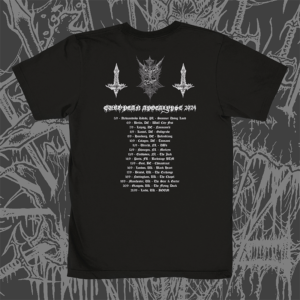 Ascended Dead - 2024 tour - t-shirt