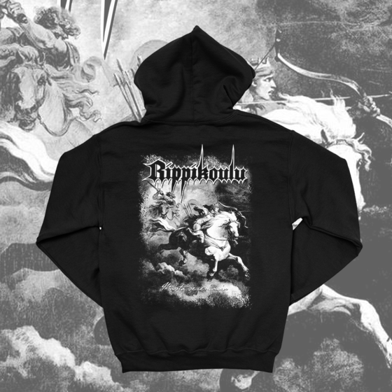 Rippikoulu – Musta Seremonia – hoodie Hooded Menace – those who absorb the night – hoodie – print on demand