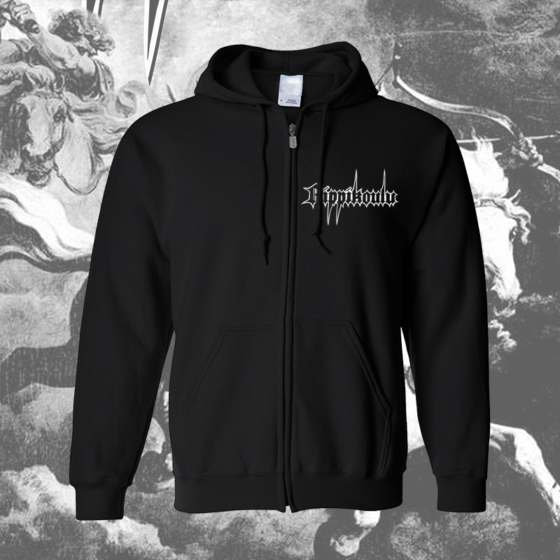 Rippikoulu – Musta Seremonia – zipper hoodie – Print On Demand Rippikoulu - Musta Seremonia - zipper hoodie - Print On Demand