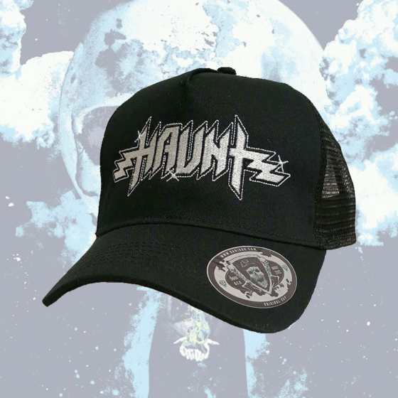 Haunt embroidered logo trucker hat