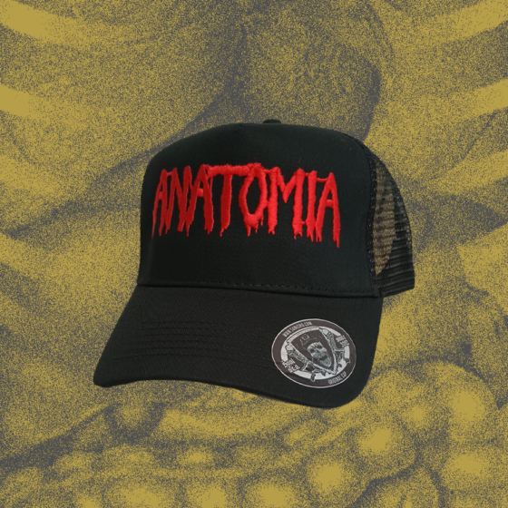 Anatomia embroidered logo trucker hat