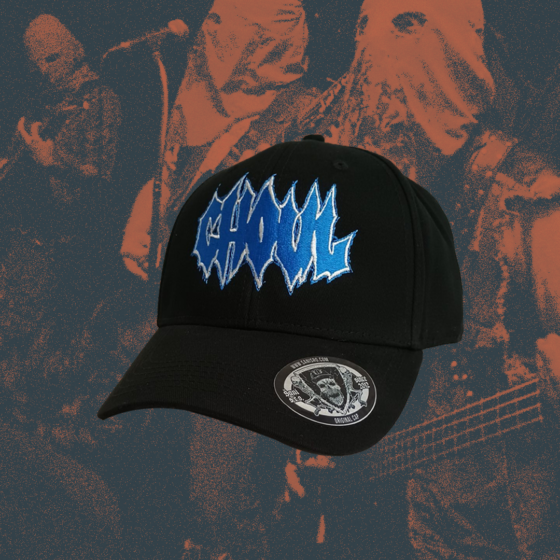 Ghoul embroidered blue logo dad cap