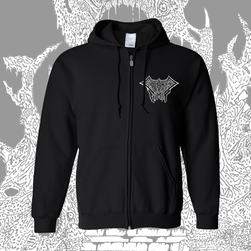Caustic Vomit – Mutation – zipper hoodie Caustic Vomit - Mutation - zipper hoodie