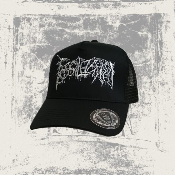 Fossilization embroidered logo trucker hat