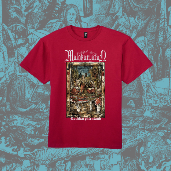 Malokarpatan - Nordkarpatenland - RED - t-shirt
