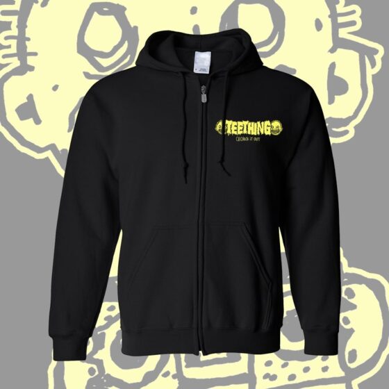 Teething - Check it out - zipper hoodie