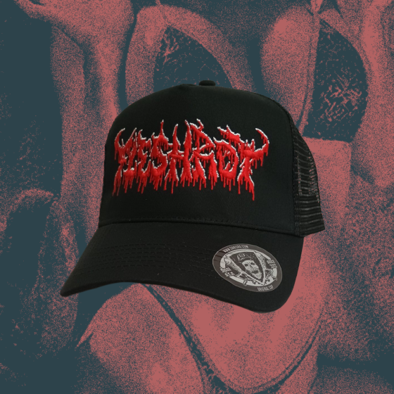 Fleshrot embroidered logo trucker hat