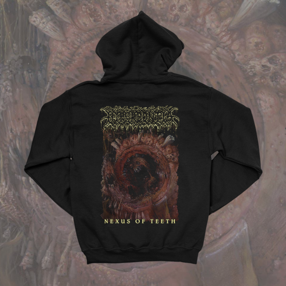 Hyperdontia – Nexus of Teeth zipper hoodie