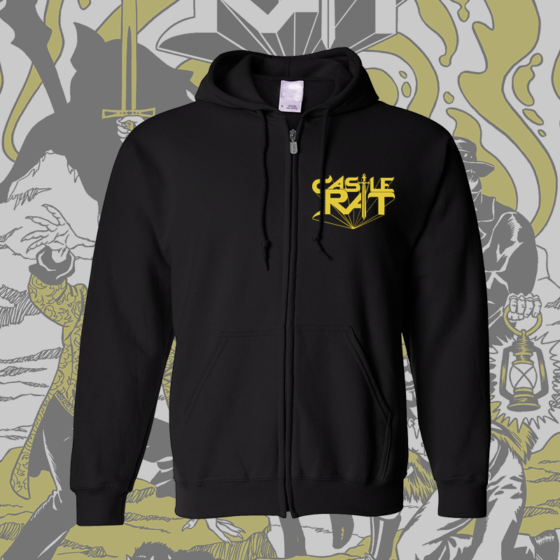 Castle Rat - Dragon Portal zipper hoodie