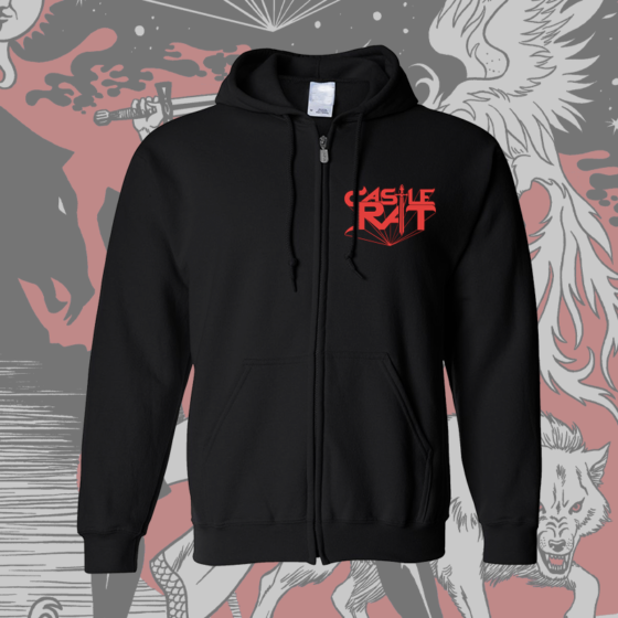Castle Rat - Phoenix zipper hoodie