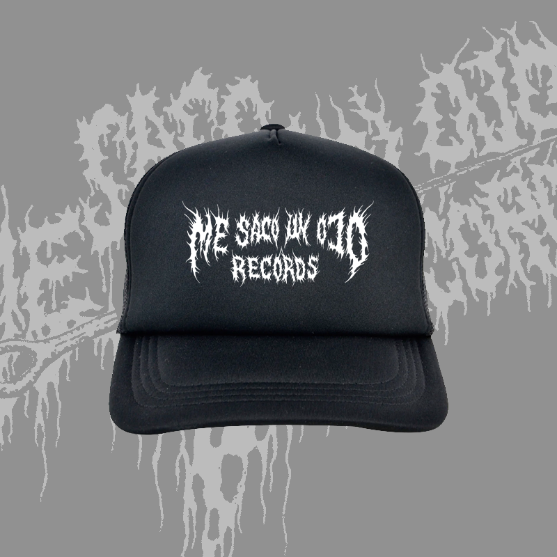 Me Saco Un Ojo type logo trucker hat Me Saco Un Ojo type logo trucker hat