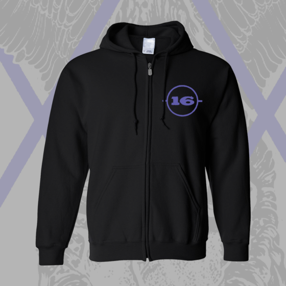 16 - Wolf Reaper zipper hoodie