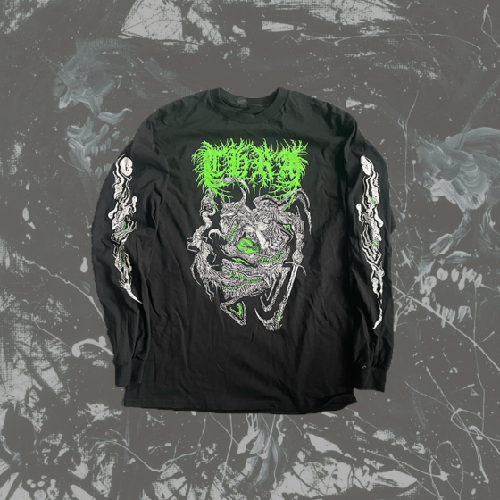 Thra - Spiraling Beast black longsleeve shirt