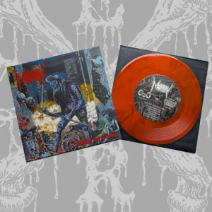 Human Corpse Abuse / Mortify – “Split” 7″ EP (Orange vinyl)