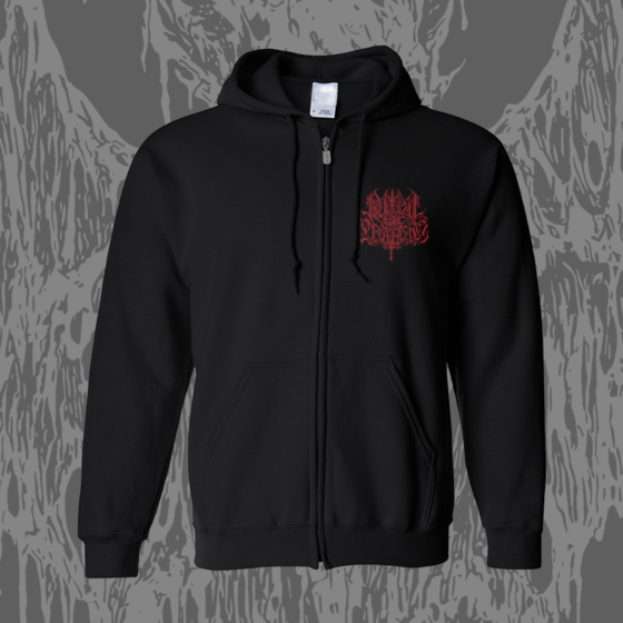 Pedestal for Leviathan - Bat zipper hoodie