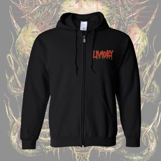 Lividity - Skulls zipper hoodie