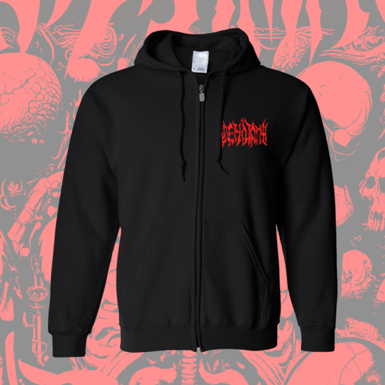 Cenotaph - Red Hell zipper hoodie