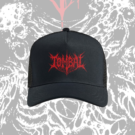 Tombal printed logo trucker