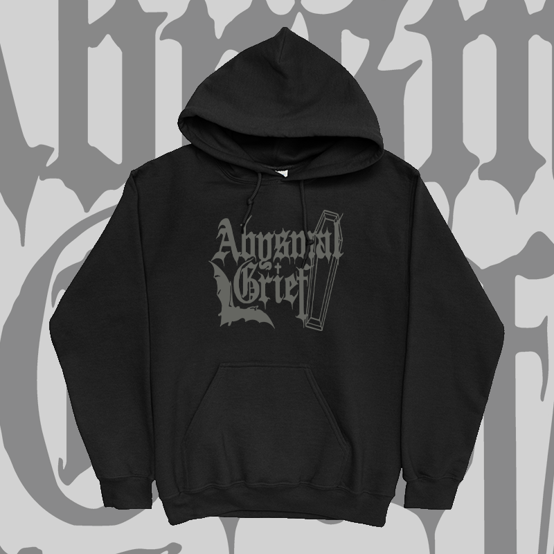 Abysmal Grief – Gray logo hoodie Abysmal Grief - Gray logo hoodie
