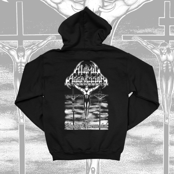 Atomic Aggressor – Bloody Ceremonial zipper hoodie