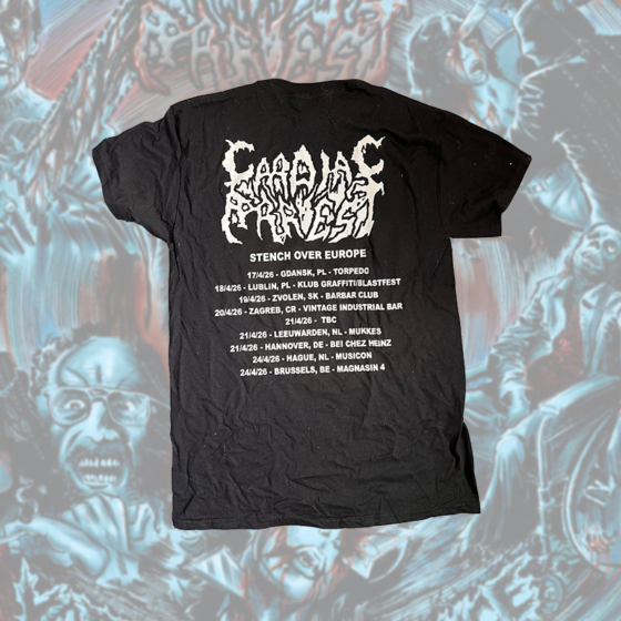 Cardiac Arrest tour shirt leftovers
