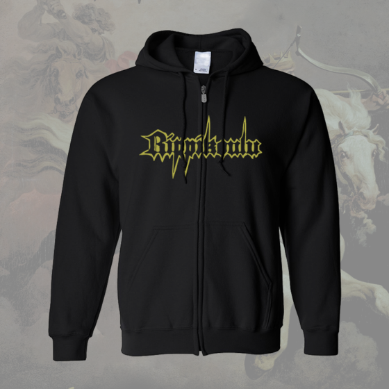 Rippikoulu - Musta Seremonia colored chest zipper