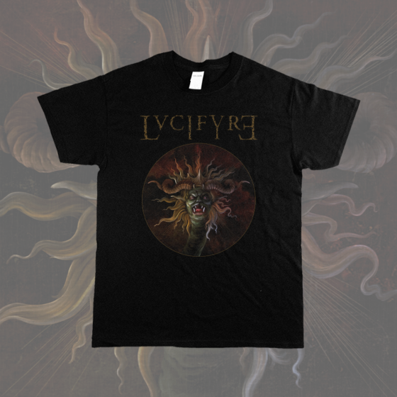 Lvcifyre - Broken seal t-shirt (with backprint)