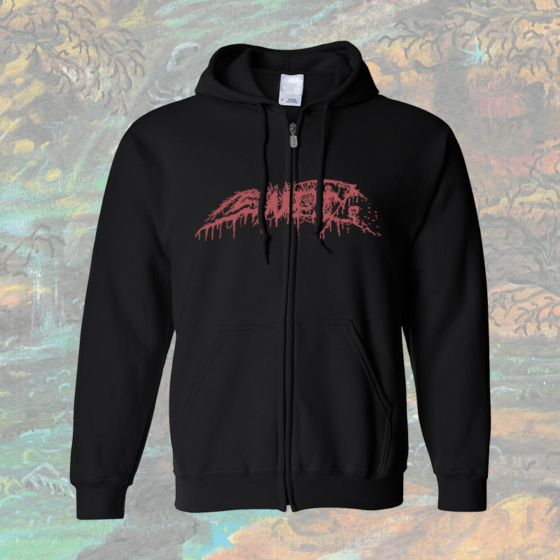 Sněť - V Bažinách Vědomí chest zipper hoodie