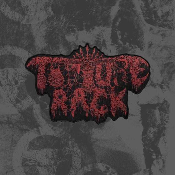 Torture Rack woven logo backpatch
